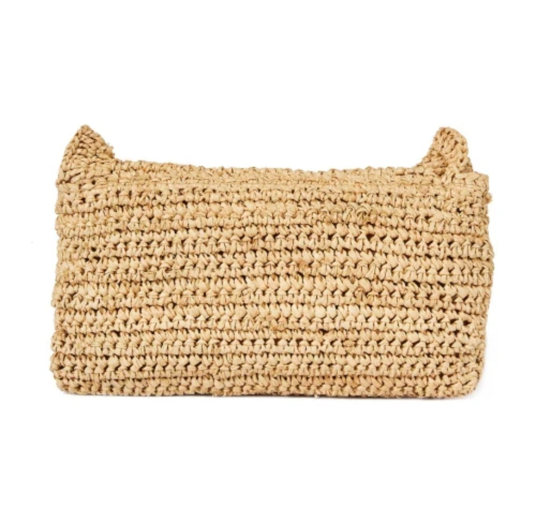 RAFFIA PURSE