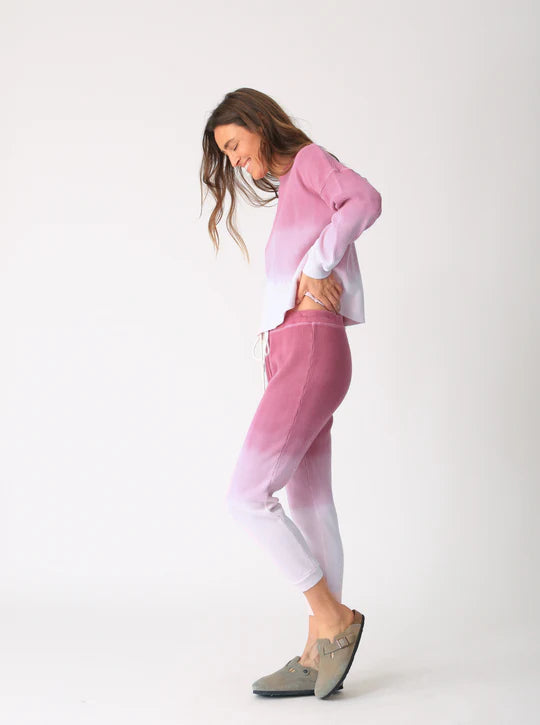 ELECTRIC ROSE-SUNNY THERMAL JOGGER-OMBRÉ JAM