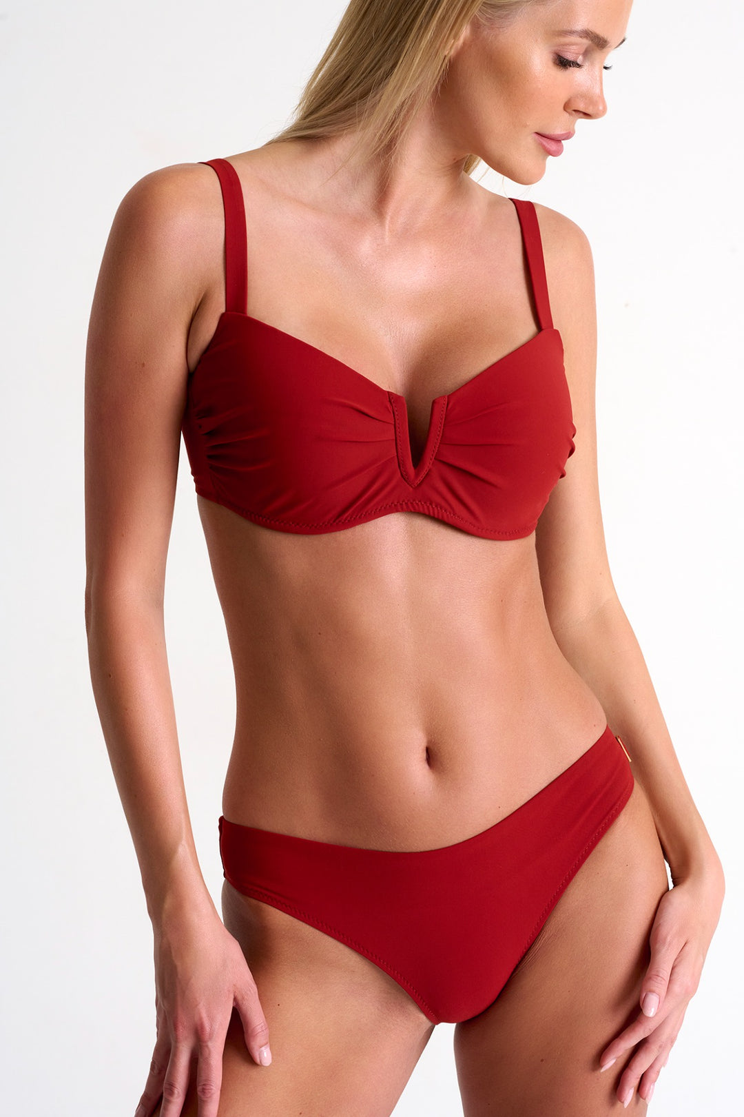 SHAN CLASSIQUE BIKINI BOTTOM-ORANGE PAPRIKA