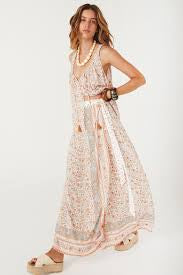 SPELL-SUNSHINE BANDIT WRAP SKIRT-DESERT SAGE