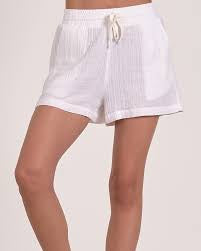 ELAN-COVER UP SHORT-WHITE