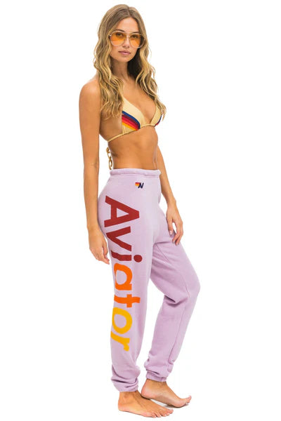 AVIATOR NATION 2-WOMENS SWEATPANT-MAUVE