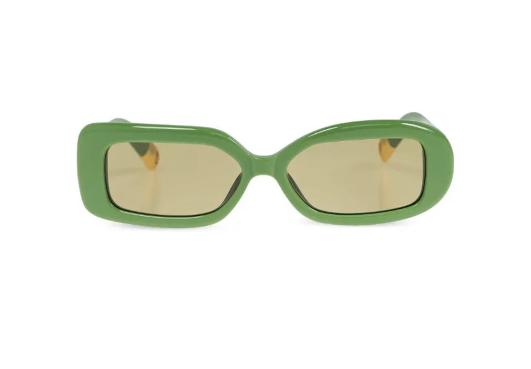 JACQUESMUS JADEGREEN ROND CARRIE SUNGLASSES