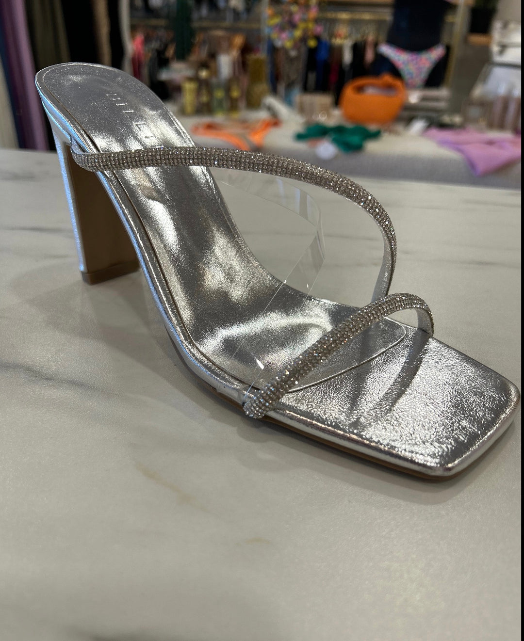 BILLINI REVA SILVER HEEL