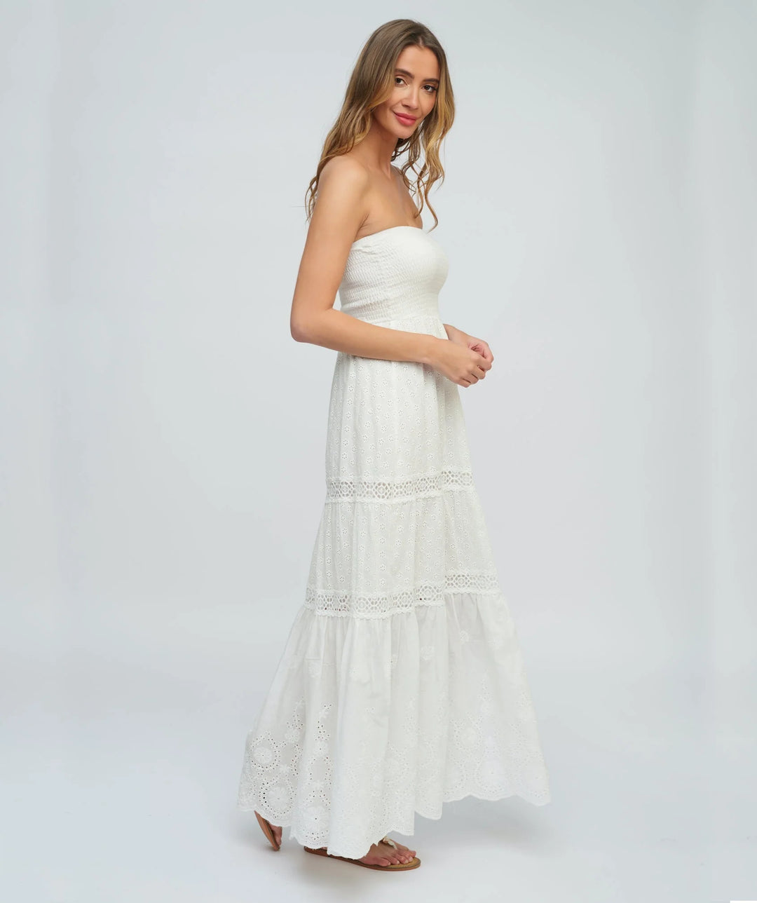 ZAHARA MAXI DRESS WHITE