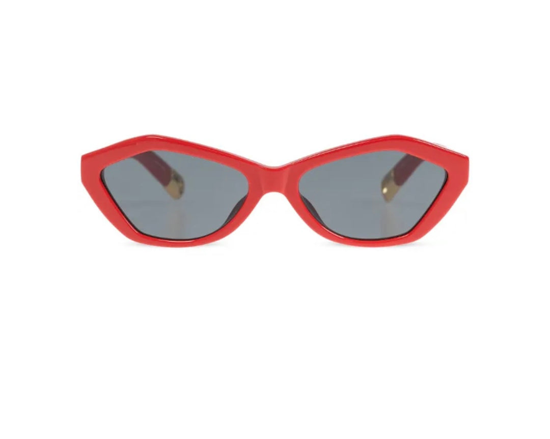 JACQUESMUS RED BAMBINO SUNGLASSES