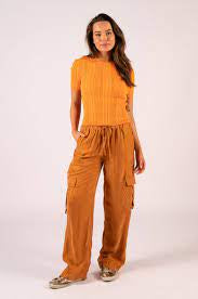WE ARE THE OTHERS-AVA UTILITY PANT-TERRACOTTA