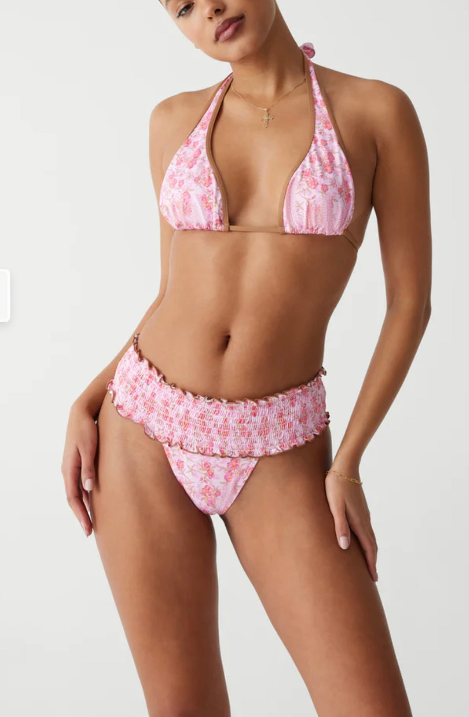 SOFIE BOTTOM -WATERMELON HIBISCUS