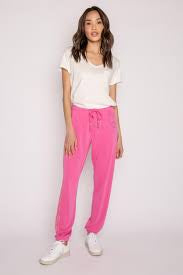 NEON DREAMS BANDED PANT-HOT PINK