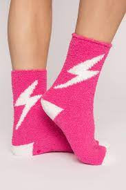 FUN SOCKS-HOT PINK