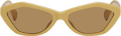 JACQUEMUS-YELLOW BAMBINO SUNGLASSES