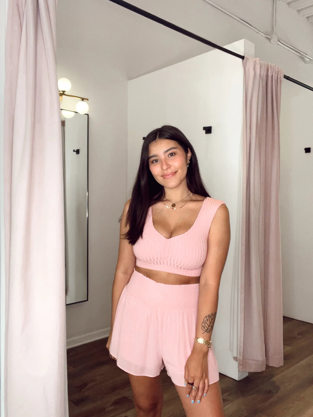 ZOE RIB TANK BRA