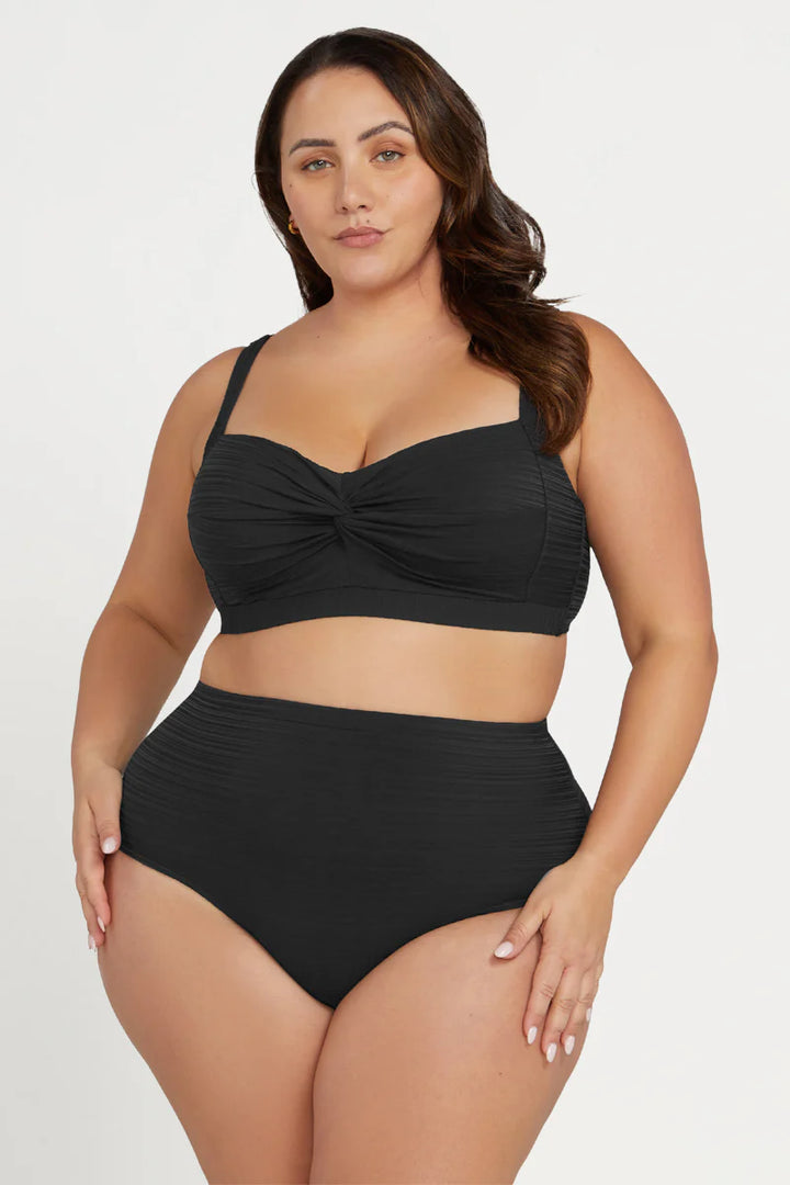 BLACK ARIA GIOTTO HIGH WAIST SWIM PANT