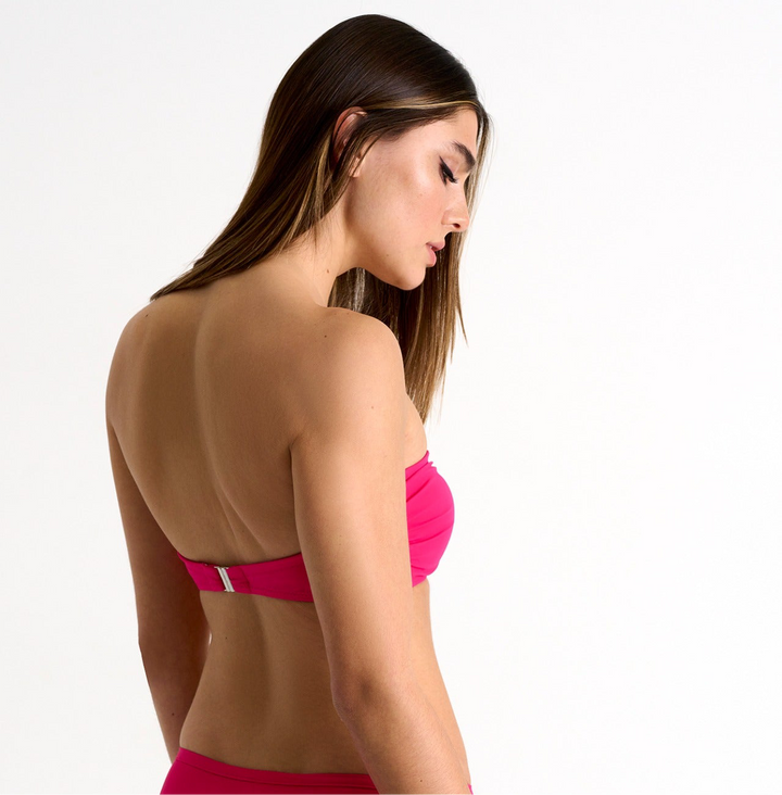 SHAN CLASSIQUE  BANDEAU BIKINI TOP / FUSHIA