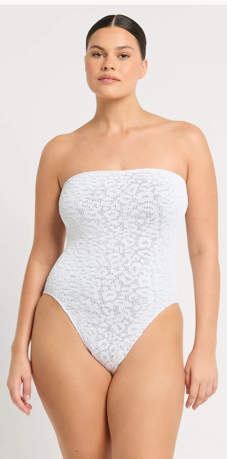 BOND - EYE FANE ONE PIECE/ OPTIC WHITE LEOPARD