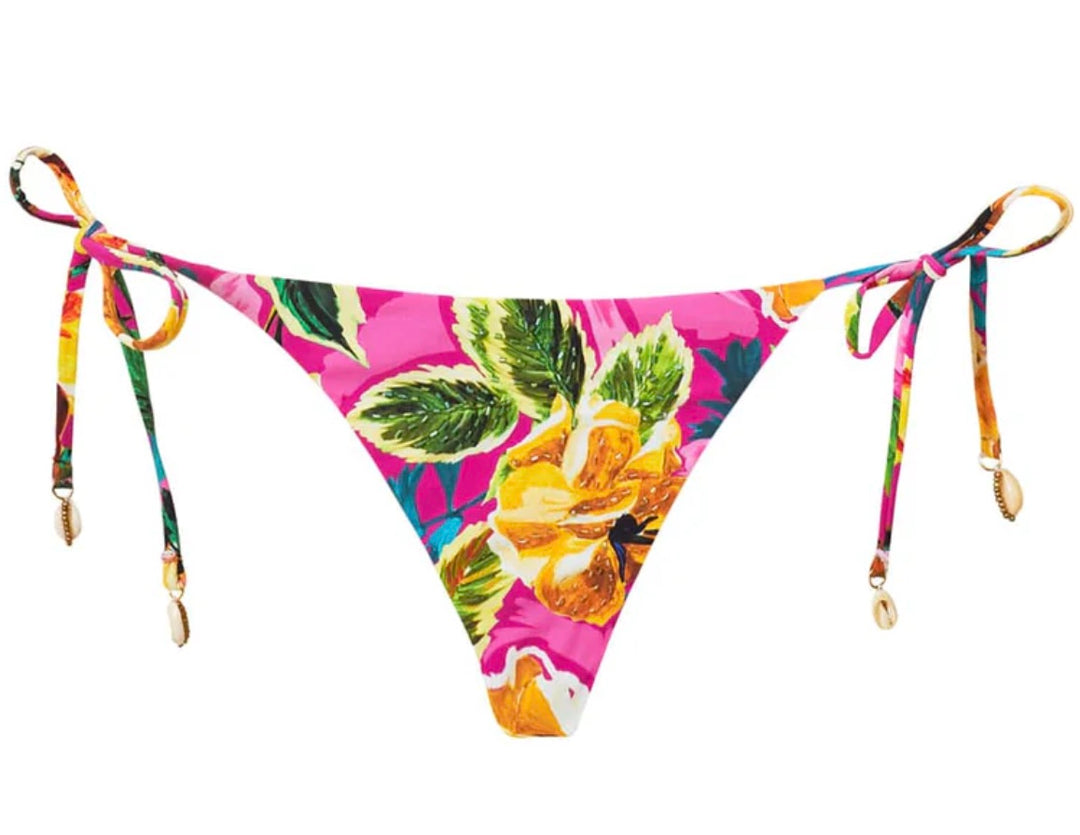 BAHAMA BEACH EMBROIDERED TIED BOTTOMS