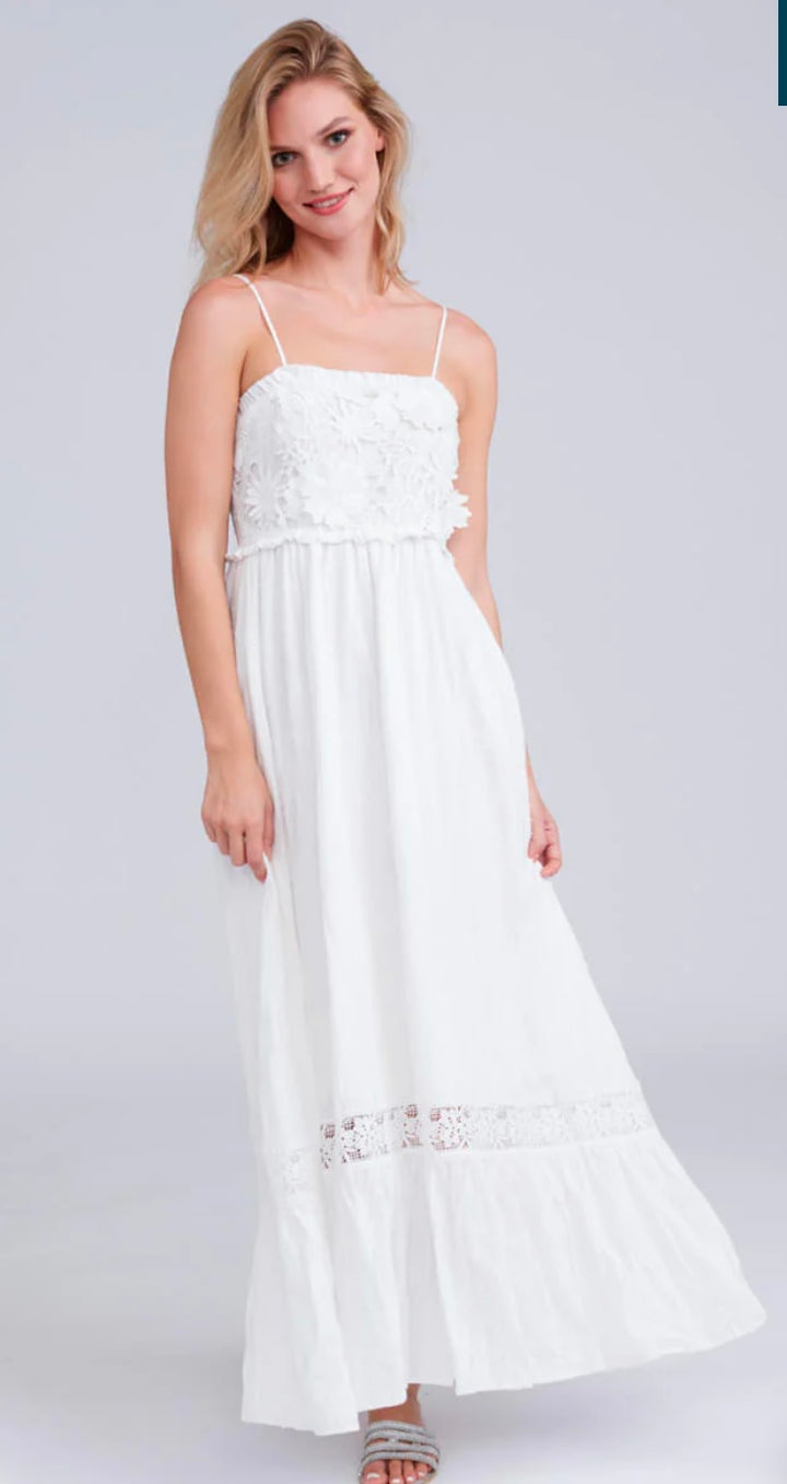 EMILIANA MAXI DRESS WHITE