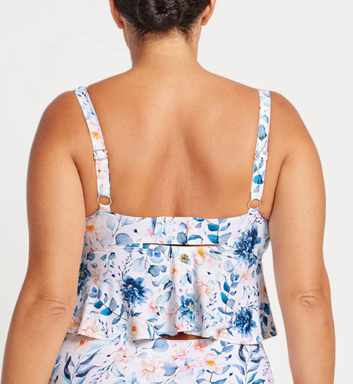 ARTeSANDS CORDELIA RUBENS MIDRIFF BIKINI TOP /WHITE