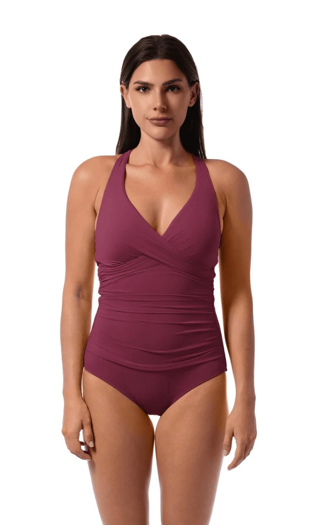 JANTZEN AMELIE WRAP ONE PIECE - SEE DESC FOR COLOR CHOICES