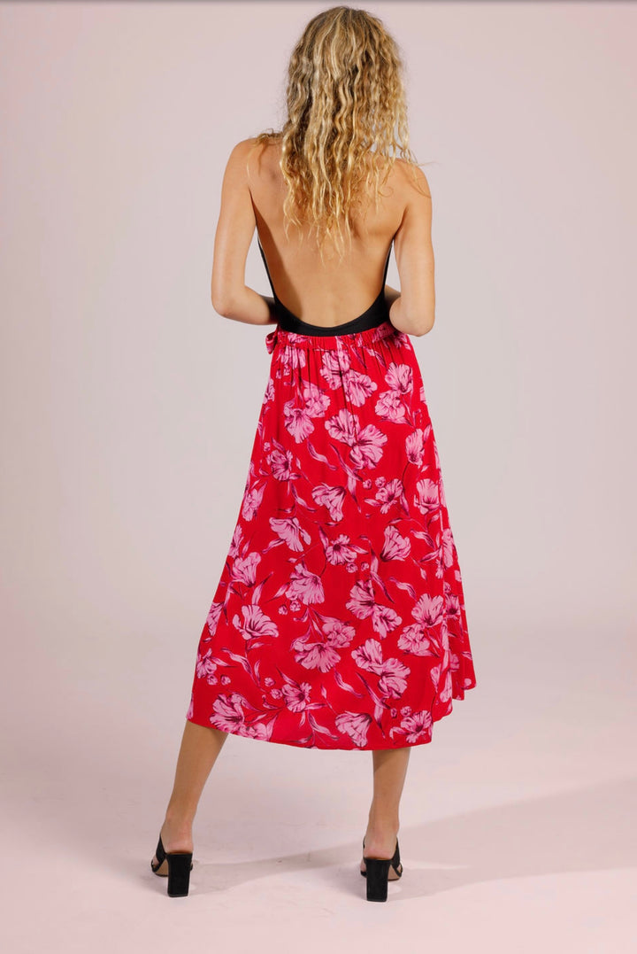 VIDA SKIRT - PINK/RED