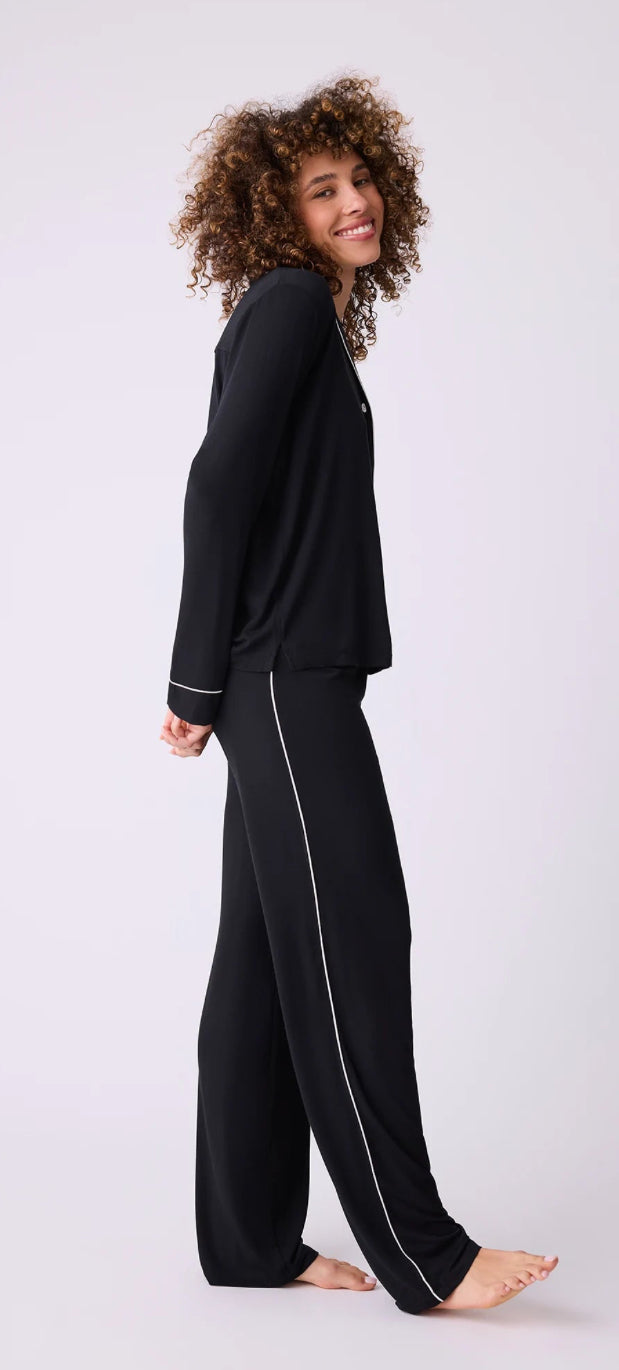 PJ SALVAGE-MODAL BASICS PJ GIFT SET-BLACK