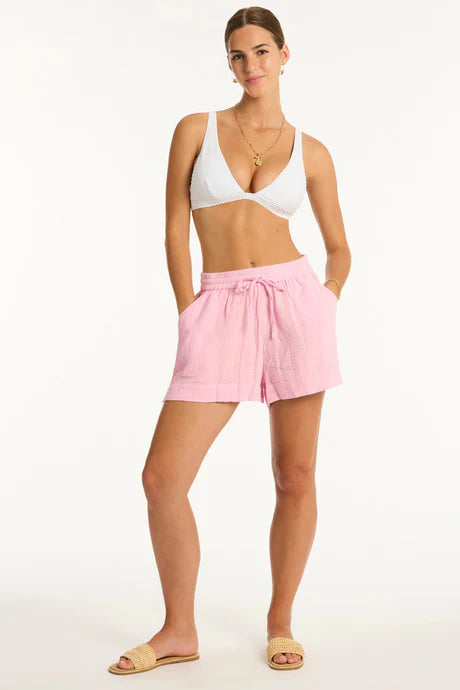 SEA LEVEL BEACH SHORT-PINK