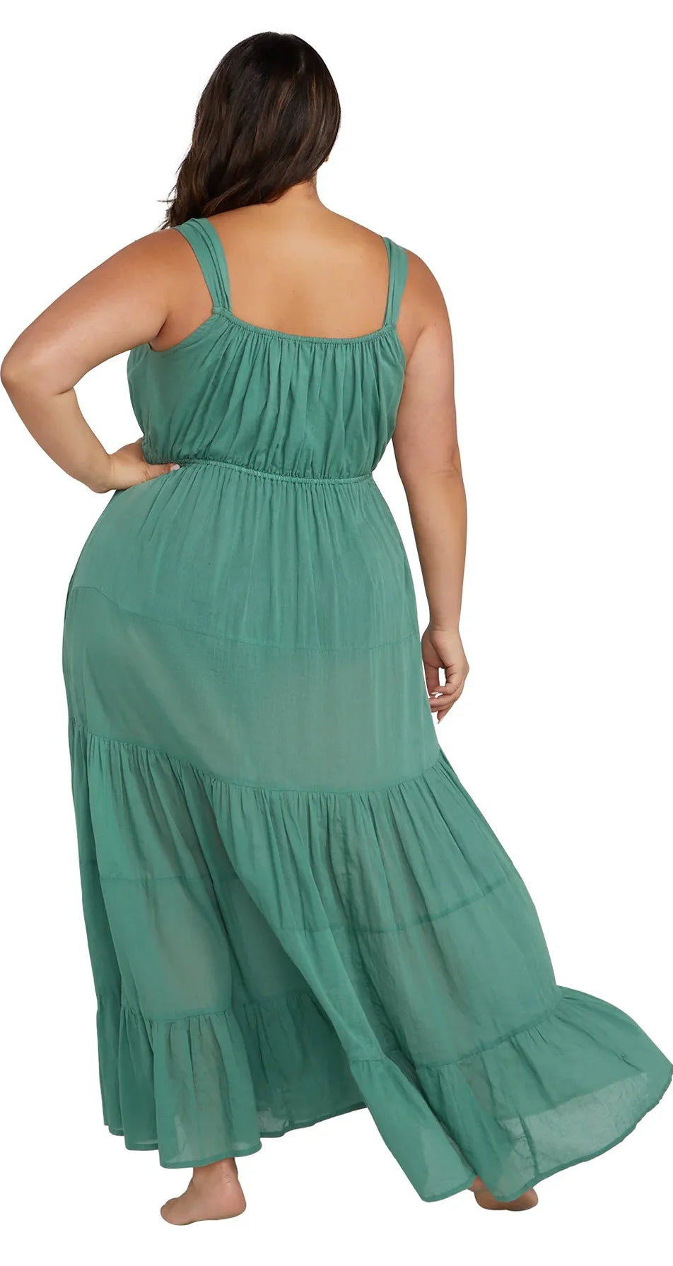 ARTeSANDS RESORT LISZT SUNDRESS/ BLACK/GREEN