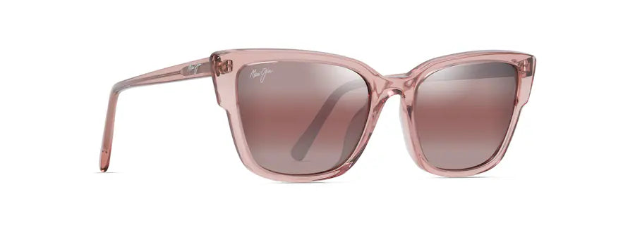 MAUI JIM WOMENS SUNGLASSES-ROSE KOU TRANSLUCENT