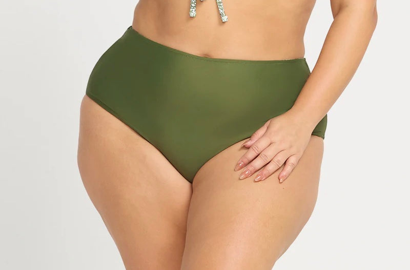 MUDLAHARA MONDRIAN REVERSIBLE HIGH WAIST SWIM PANT