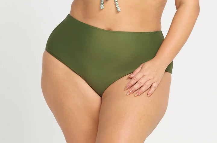 MUDLAHARA MONDRIAN REVERSIBLE HIGH WAIST SWIM PANT