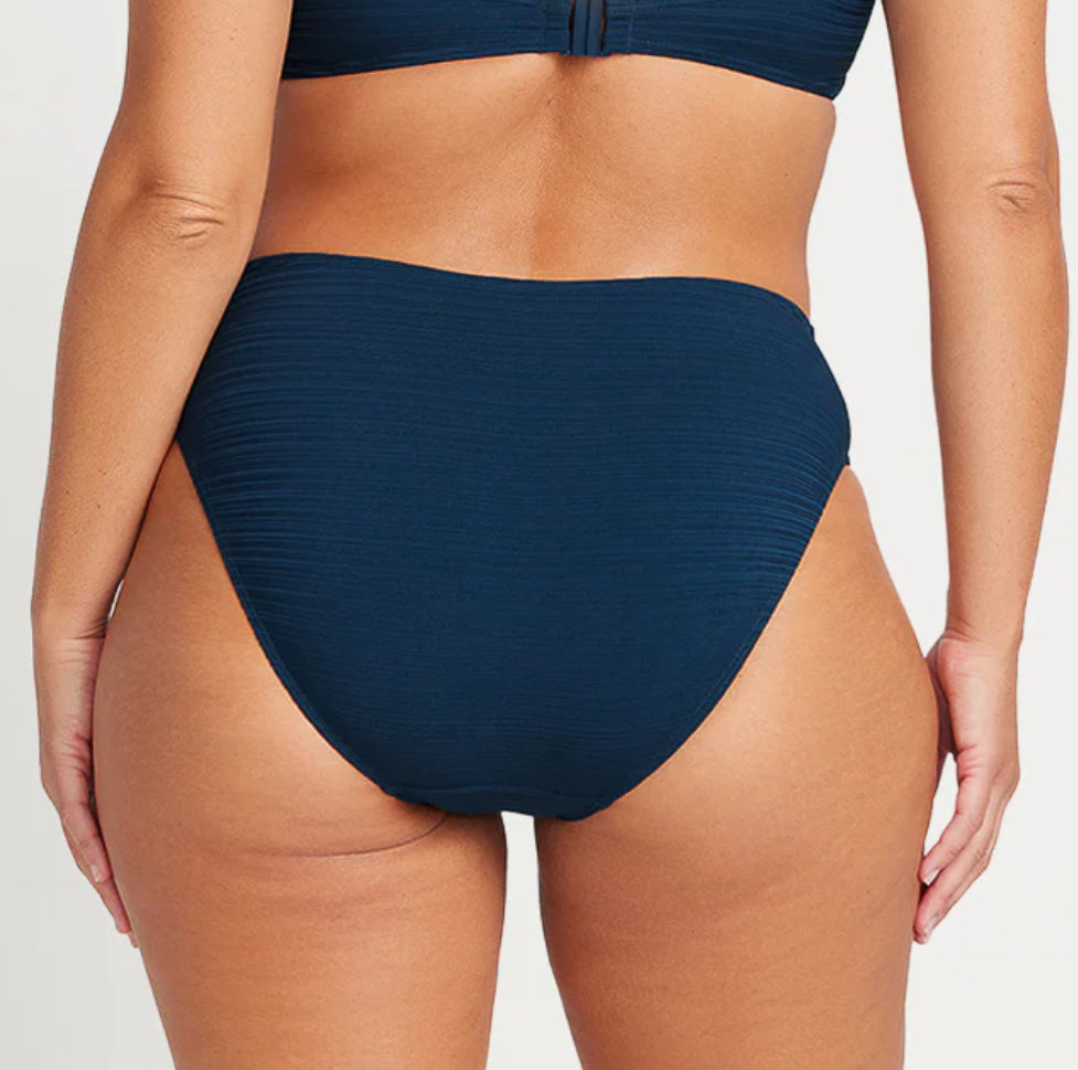 ARTeSANDS ARIA MONET CURVE FIT MID RISE SWIM PANT /NAVY