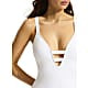 SEAFOLLY COLLECTIVE DEEP V ONE PIECE - WHITE