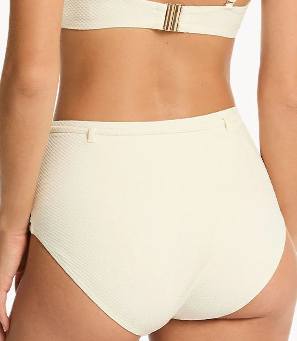 SEA LEVEL NAUTIQUE PANELLED WAIST PANT /COCONUT