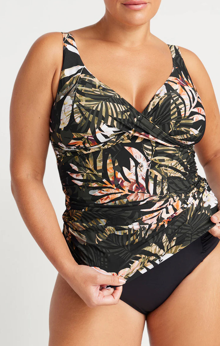 ARTeSANDS NEO DU PALMIS DELACRIOX TANKINI TOP /BLACK