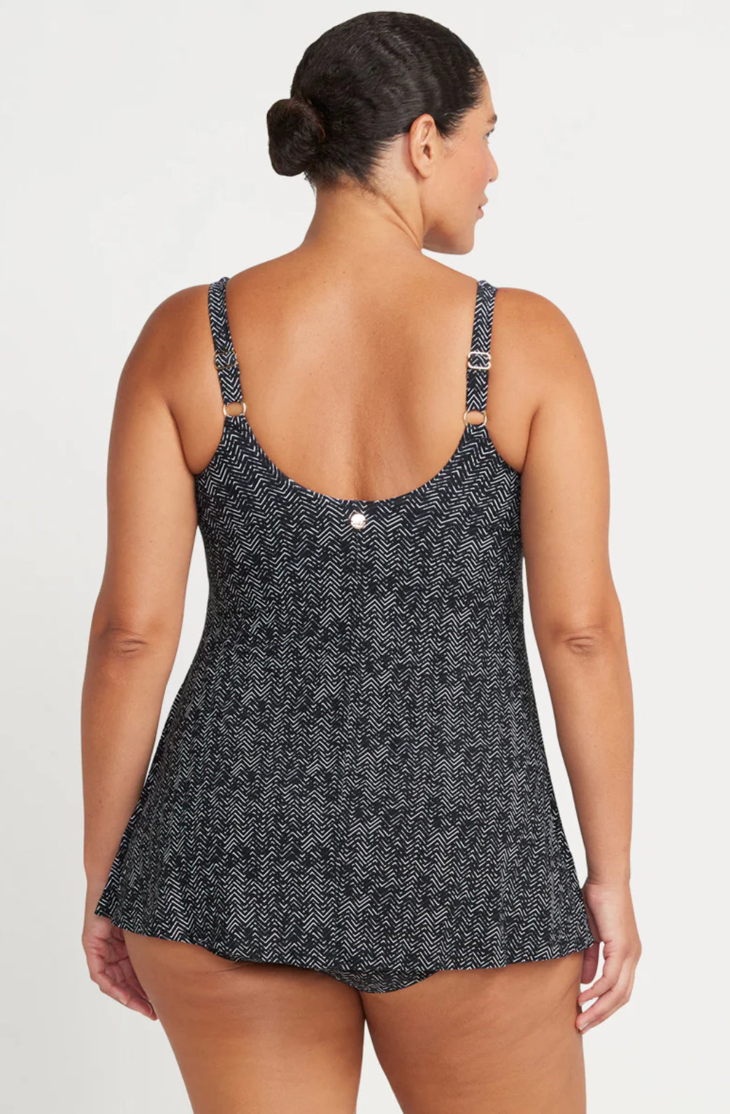 ARTeSANDS ZIG ZAG DELACROIX SWIM DRESS/BLACK