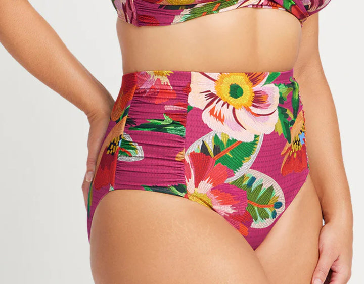 ARTeSANDS LE RECIFE BOTTICELLI HIGH WAISTE SWIM PANTS / PINK