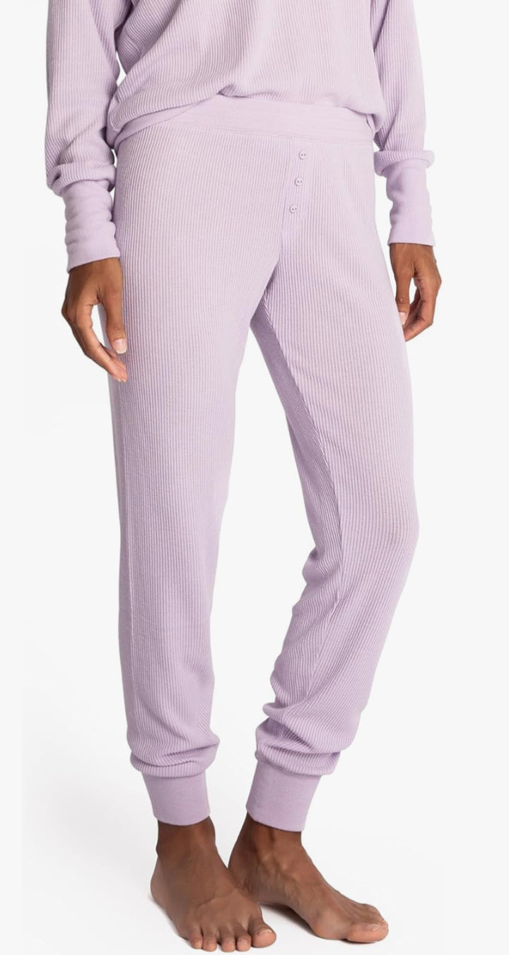 TEXTURED ESSENTIALS LOUNGE BOTTOM - LAVENDER