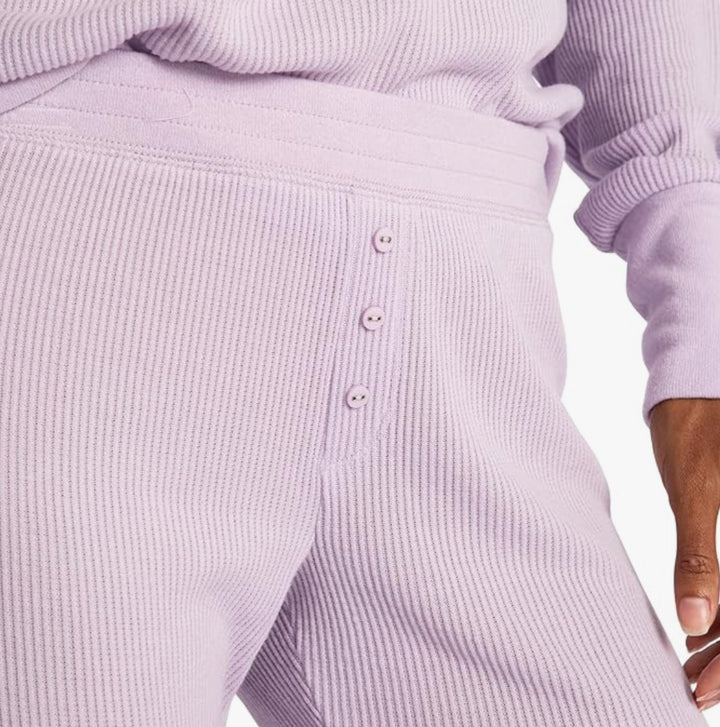 TEXTURED ESSENTIALS LOUNGE BOTTOM - LAVENDER