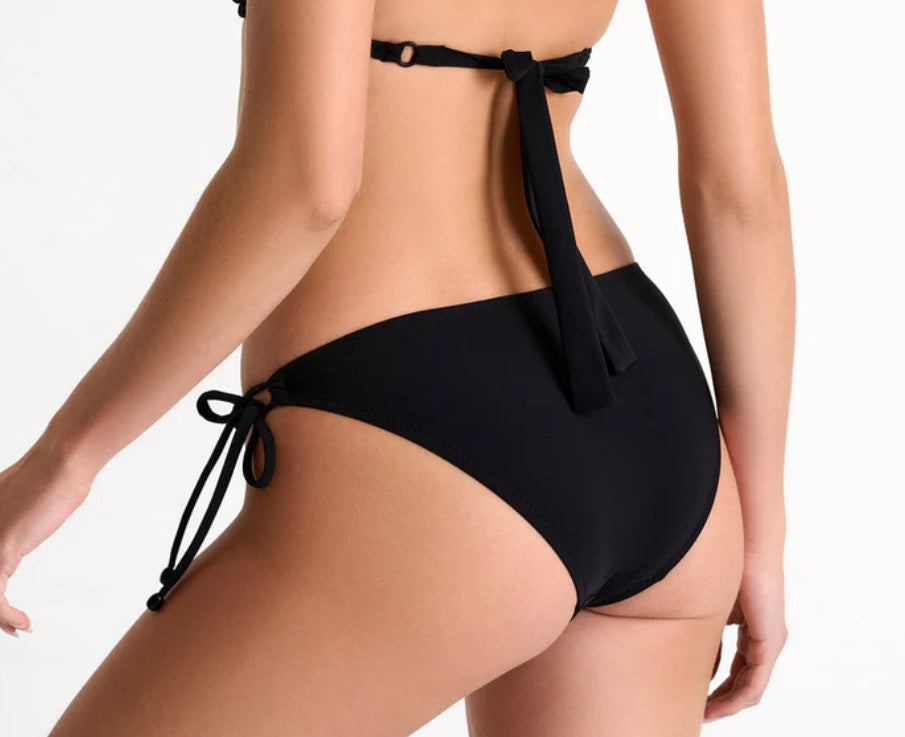 CLASSIQUE KNOTTED TIE SIDE BIKINI BOTTOM / FUSHIA