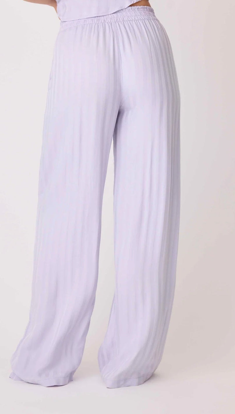 PJ SALVAGE-SUNDAY SATEEN PANT-SOFT ORCHID