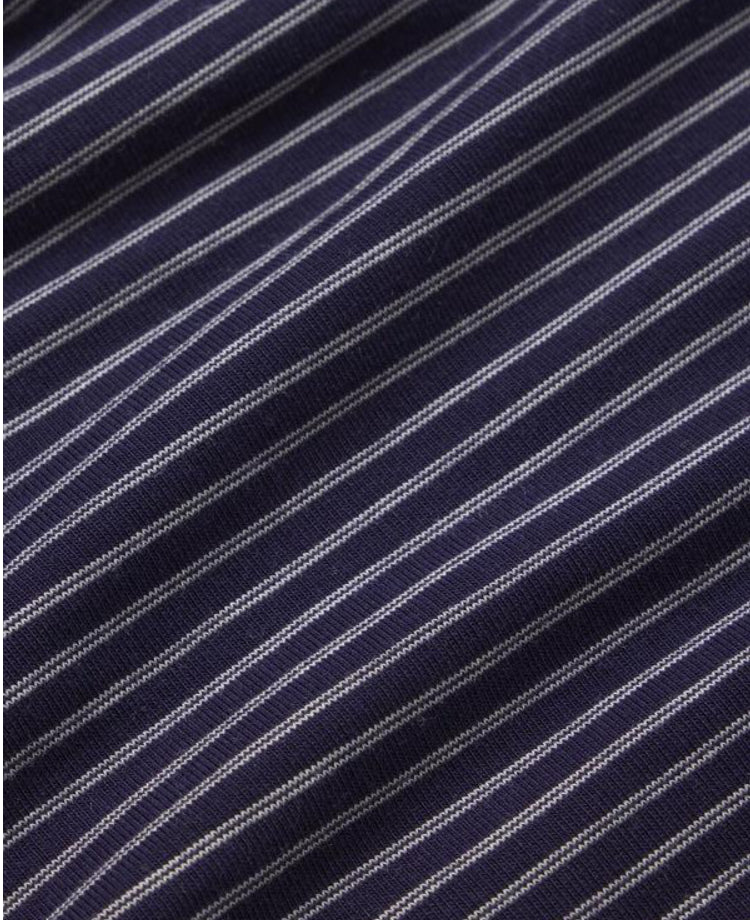 EBERJEY-GISELE LONG PJ SET-NAVY STRIPES