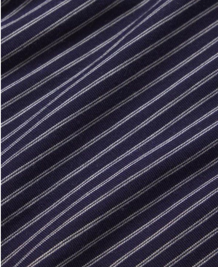 EBERJEY-GISELE LONG PJ SET-NAVY STRIPES