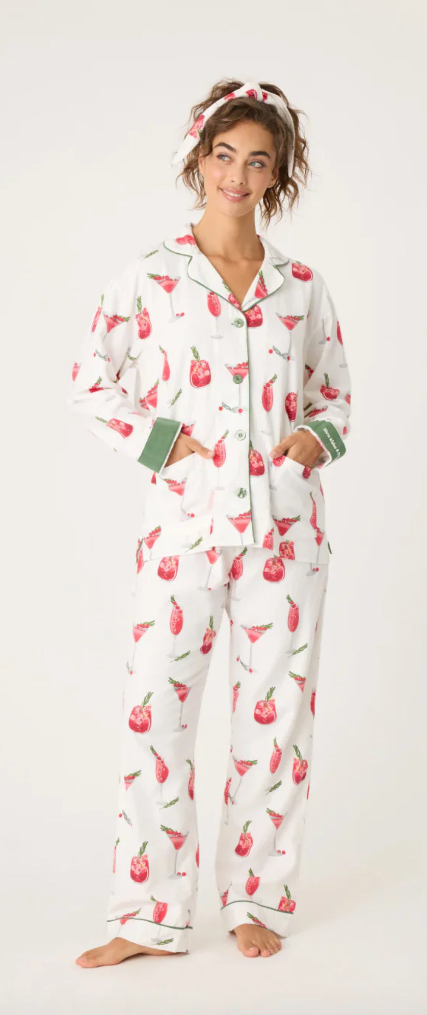 PJ SALVAGE-CRANBERRIES & COCKTAILS-ECRU