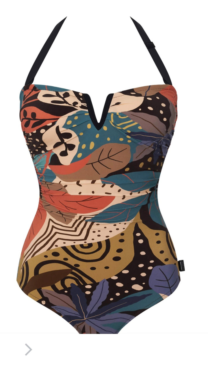 SHAN BANDEAU ONE PIECE-CHLOE PRINT