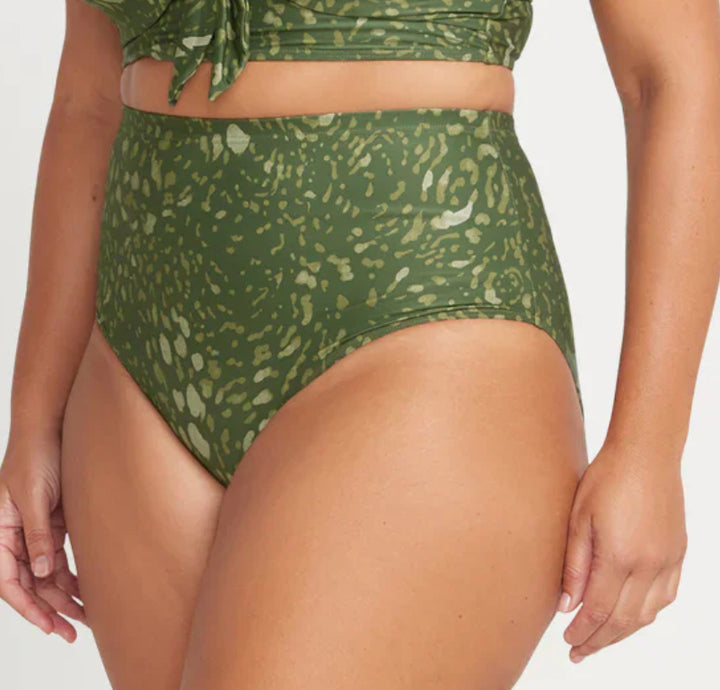 ARTeSANDS VELLICHORE RENOIR HIGH WAIST SWIM PANTS /OLIVE