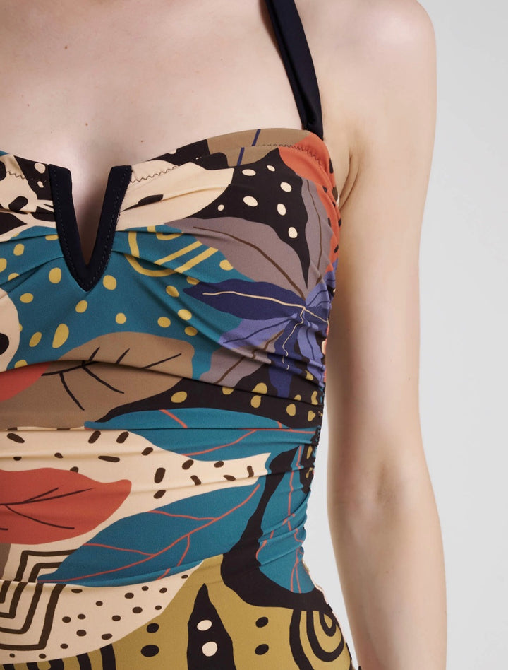 SHAN BANDEAU ONE PIECE-CHLOE PRINT