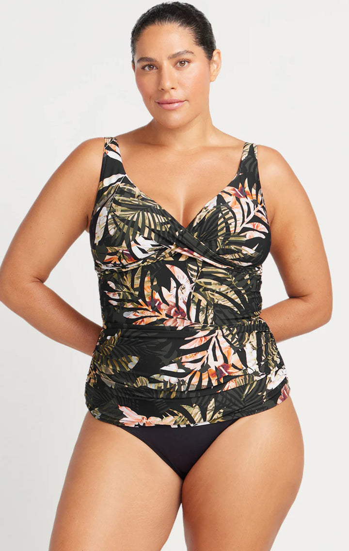 ARTeSANDS NEO DU PALMIS DELACRIOX TANKINI TOP /BLACK