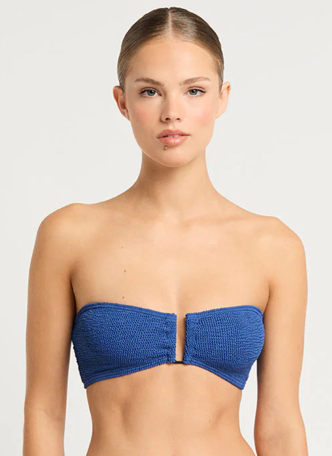 BOND-EYE BLAKE BANDEAU TOP / LAKE/ AQUATIC