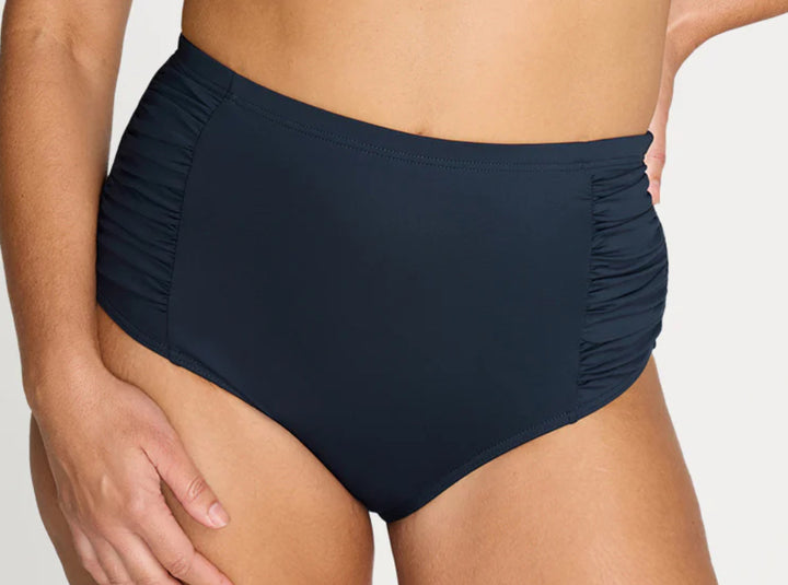 ARTeSANDS HUES BOTTICELLI HIGH WAIST SWIM PANTS / NAVY