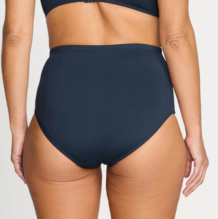 ARTeSANDS HUES BOTTICELLI HIGH WAIST SWIM PANTS / NAVY